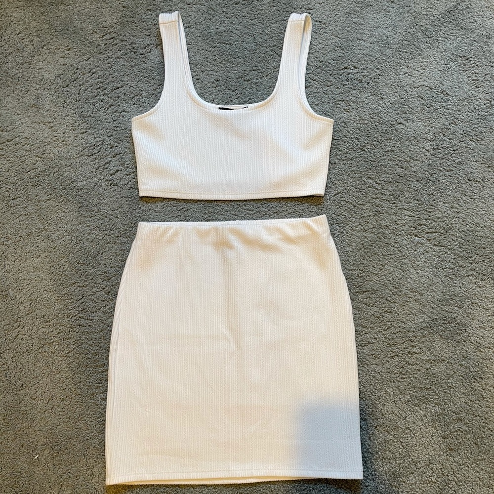•Forever21• White Two Piece Set